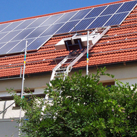 8m 15m 18m 20m 25m OEM ODM En stock Livraison porte à porte Élévateur de panneaux solaires Échelle Élévateur photovoltaïque pour toiture Élévateur de vitres