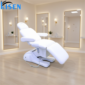 Kisen Facial Lashes <b>Table</b> Bed Beauty Salon Equipment Cosmetic Esthetician Aesthetic Tattoo Chair 3 4 Motor Electric Beauty Bed - Product Image 1