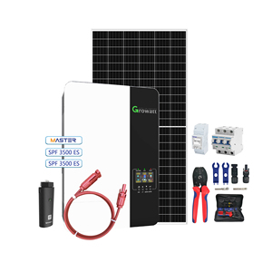 Système d'énergie solaire hybride hors réseau de 3 kW à 8 kW avec onduleur Growatt SPH3000~<span class=keywords><strong>6000TL</strong></span> BL-US et kit d'installation complet - Product Image 4
