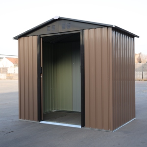 Abri <span class=keywords><strong>de</strong></span> jardin extérieur 6FTx4FT à toit en pente <span class=keywords><strong>de</strong></span> couleur marron pour le <span class=keywords><strong>rangement</strong></span> dans la cour arrière, exporté <span class=keywords><strong>de</strong></span> Chine - Product Image 6
