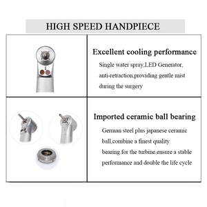 Một lớp học nha khoa đầu nhỏ tốc độ cao tay khoan dẫn tuabin không khí cho phòng thí nghiệm nha khoa trẻ em với đôi LED tay khoan - Product Image 3