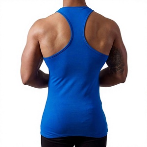 Custom <b>Mens</b> <b>Singlet</b> 100% Cotton Gym Vests Training Tank Top/Running <b>Mens</b> Fit <b>Singlets</b> - Product Image 5