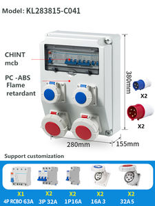 IP65 tahan air, tahan debu, kotak soket industri tahan api, soket anti ledakan industri - Product Image 2