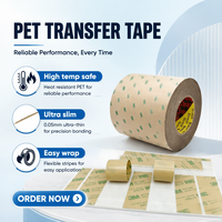 Pita Transfer Masking Akrilik 467MP Custom Die-Cut, Aktif dengan Air, Tahan Panas, Tebal 0.05mm, Ultra Tipis, untuk Gasket dan Saklar Membran