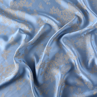 Polyester Viscose Jacquard papillon et motif de fleurs tissu de coquille de vêtements de haute qualité