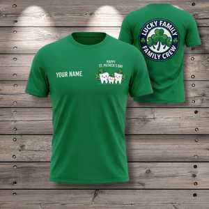 Maglietta Personalizzata per Dentisti e Igiene Orale a Tema San Patrizio - Regalo per Dentisti e Igieneisti - Product Image 1