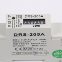 Compteur d'énergie électrique sur rail DIN monophasé modbus bon marché personnalisé en gros