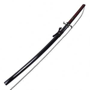 Vente chaude BLEACH Kurosaki Ichigo <span class=keywords><strong>Ban</strong></span> <span class=keywords><strong>Kai</strong></span> Anime épée pour Cosplay jouet épées Collection - Product Image 6