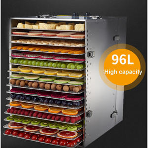 Sécheur de fruits à 16 étages, sécheur de fruits domestique, petit sécheur de fruits, dissolvant de haricots, déshydrateur d'aliments pour animaux de compagnie, machine de séchage à l'air, commercial - Product Image 5