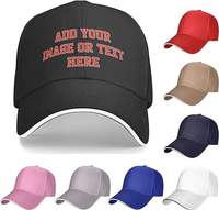 Gorras de Béisbol Personalizadas Ajustables de Algodón de 5 Paneles, Estilo Vintage, Casual, para Exteriores, con Malla, Bordadas, para las Cuatro Estaciones