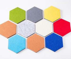 KDL Design moderne Panneaux acoustiques en feutre polyester PET hexagone <span class=keywords><strong>Mousse</strong></span> insonorisante Réduction du bruit 90% Panneaux de <span class=keywords><strong>bureau</strong></span> écologiques - Product Image 5
