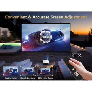 Proyector inteligente GooDee 4K certificado para Netflix/Amazon Prime Video para Dolby Audio 800ANSI exterior 5G WIFI para Bluetooth corto - Product Image 3