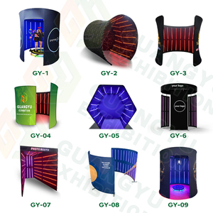 Cabina Fotografica Portatile Girevole a 360° per Fiere ed <span class=keywords><strong>Esposizioni</strong></span>, Personalizzabile, con Luci RGB per Matrimoni e Feste di Laurea - Product Image 6