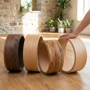 Ruota in Legno per <span class=keywords><strong>Yoga</strong></span> OEM, Resistente, per Esercizi e Rilassamento Muscolare, Ruota Personalizzata per Fitness e Stretching - Product Image 6