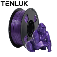 Filament FDM professionnel en PETG 1,75 mm pour imprimante 3D, bobine de 1 kg, texture métallique, violet, consommables 3D