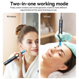 เครื่องไมโครนีดเดิลแบบมือถือรุ่นใหม่ Dr.pen A8S สีดำ&ทอง พร้อมตลับป้องกันการไหลย้อนกลับ สำหรับใบหน้าและร่างกาย - Product Image 4