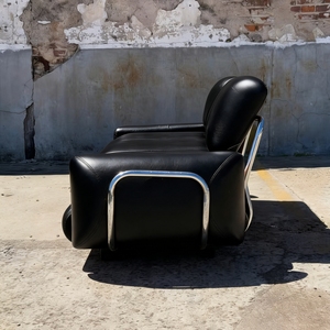 Vente directe usine – <span class=keywords><strong>Canapé</strong></span> Kemet style Hausz, design antique noir, trois places, <span class=keywords><strong>en</strong></span> <span class=keywords><strong>cuir</strong></span>, pour salon, villa, appartement - Product Image 3