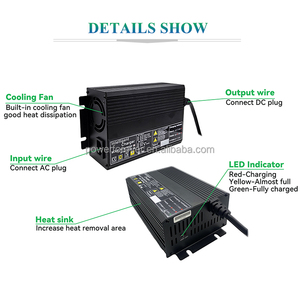 48V AC 450W รถสามล้อไฟฟ้าและเรือไฟฟ้าประสิทธิภาพสูง เงียบสงบ 12V15A พร้อมระบบป้องกันไฟฟ้าลัดวงจร QD450A สำหรับ - Product Image 6