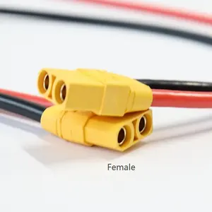 Factory custom Silicone Cable XT30 XT60 XT90 jst plug Li-ion Battery Charger Connector For toys RC LiPo Battery FPV Drone