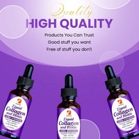 Compléments de collagène liquide et de biotine ultra-forts OEM/ODM pour la croissance des cheveux et la santé de la peau chez la femme