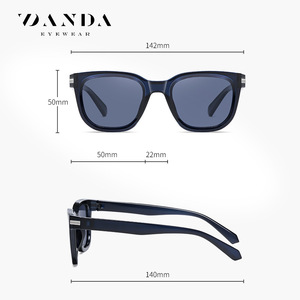 Danda <b>Sunglasses</b> TR7548 Polarized UV400 Unisex <b>Square</b> Frame Fashion Travel Driving Sun Protection - Product Image 3