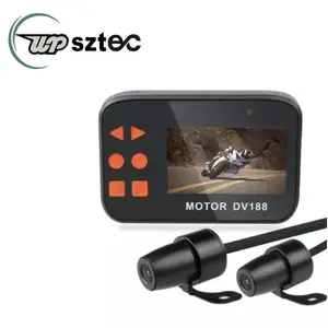 Para motocicleta dirigindo gravador DVR HD 1080P HD HD gravação dupla locomotiva gravador de condução gravity sensor