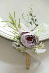 Hochzeit Prom Handgelenk Corsage Blume Braut Brautjungfer Perle Armband Hochzeit Prom Party Schwestern Künstliche Blume Hand Handgelenk Blume - Product Image 3