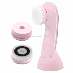 Brosse de nettoyage du visage en Silicone, électrique, étanche, nettoyeur du visage, brosse de nettoyage pour l'élimination des points noirs