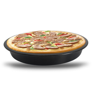 Magnifique moule à pizza en acier au carbone profond, durable et impressionnant, pour la cuisson au four familial avec des finitions <span class=keywords><strong>de</strong></span> qualité - Product Image 6