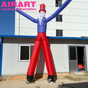 Ballon gonflable de danseur d'air de lavage de voiture, agitant l'<span class=keywords><strong>homme</strong></span> gonflable de ciel à vendre - Product Image 2
