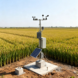 Đa chức năng tốc độ gió mưa đo tiếng ồn nhiệt độ độ ẩm giám sát lorawan PV năng lượng mặt trời nhỏ gọn tự động Trạm thời tiết - Product Image 1