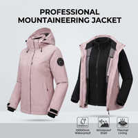 Veste Gorpcore Premium 3 en 1 avec logo personnalisé, protection quadruple, imperméable, résistante aux taches, sourcing unique, parka technique pour l'extérieur