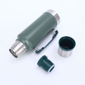 Custom logo 1000ml 1400ml Stainless Steel Vacuum Flask Insulated Thermos Travel Outdoor Sport Water Bottles - Product Image 2