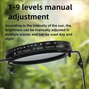 Gafas de Sol Polarizadas ND9 Hechas a Mano con Logotipo Personalizado, Protección UV400, Redondas, con Atenuación Ajustable, para Conducir, Pescar, para Hombre y Mujer - Product Image 2