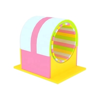 Manège d'intérieur pour enfants, carrousel électrique antique à 2 places, couleur personnalisable, capacité de 10 enfants, tous âges, pour parc