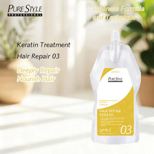 <span class=keywords><strong>Masque</strong></span> capillaire à la kératine Purestyle Private Label ODM System Formulation Factory Price Salon 01+02 pour des cheveux lisses longue durée - Product Image 1