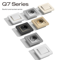 Série Q norme ue 250V 16A prise murale allemande prise de terre pour panneau PC Schuko avec compatibilité réseau nominale 10A