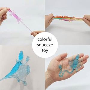 Juguete Antiestrés - Lizardo y Gecko Realistas de Gel Suave para Escalar Paredes, Modelos de Animales, Juguetes de Gel Suave Sólido - Product Image 6