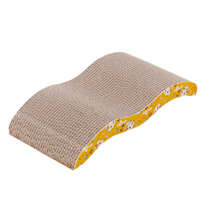 Offre Spéciale : Griffoir pour Chat en Carton Ondulé Couleur Personnalisable, Fabriqué en Papier Écologique, 44x21x4CM, 0.6kg, Emballé - Product Image 1