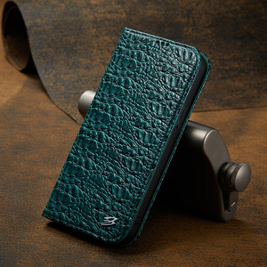 Étui à rabat en cuir véritable pour <span class=keywords><strong>iPhone</strong></span> 16E 16 16 Pro, pour <span class=keywords><strong>iPhone</strong></span> 14/15 Promax Real Skin case Bag - Product Image 1