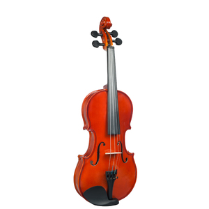 Set Violino Acustico NAOMI Colore Naturale Lucido 4/4-1/8 con Arco, Resina, Accordatore, Ponticello, Silenziatore, Panno per Pulizia, Custodia e Corde - Product Image 3