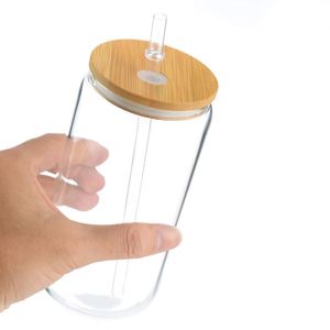 Vaso de Cóctel de Alta Calidad de 16 oz con Tapa de Bambú y Pajita, Diseño Clásico para Fiestas - Product Image 3