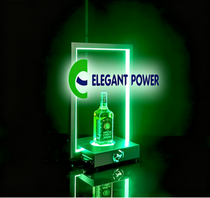 Exhibidor <span class=keywords><strong>de</strong></span> Botellas LED Personalizado para Bares y Discotecas, Glorificador <span class=keywords><strong>de</strong></span> Licores Estilo <span class=keywords><strong>Johnnie</strong></span> <span class=keywords><strong>Walker</strong></span> con Cambio <span class=keywords><strong>de</strong></span> Color RGB - Product Image 1