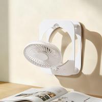 Nuevo Ventilador de Pared Magnético Portátil con Batería de Litio Recargable por USB, Mini Ventilador de Refrigeración en Caja de Plástico para Exteriores
