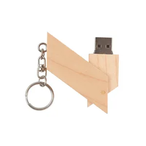 Twist Wooden USB Stick maple wooden Engraved LOGO USB Flash Drive with key chain 1GB 2GB 1TB 2.0 3.0