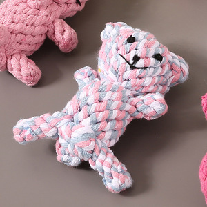 Dog Rope Toys For Medium Large Dogs Chewable Cotton Durable Teeth Cleaning Pet Toy <b>Cute</b> Style - Product Image 3