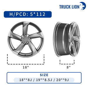 Jantes forgées sur mesure de 18, 19, 20, 21, 22, 23, 24 pouces pour <span class=keywords><strong>Audi</strong></span>, jantes en alliage d'aluminium argentées - Product Image 6