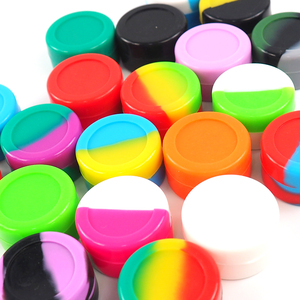 Wholesale Mini Silicone Container <strong>Jar</strong> With Lid 2ml/3ml/5ml/7ml/11ml/22ml Capacity For Storage