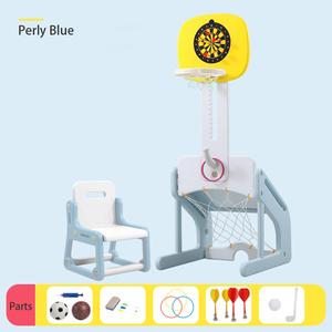 Support <span class=keywords><strong>de</strong></span> <span class=keywords><strong>basket</strong></span>-ball <span class=keywords><strong>en</strong></span> plastique multifonction, portable et réglable, avec fléchettes magnétiques et planches à <span class=keywords><strong>dessin</strong></span> pour enfants - Product Image 4