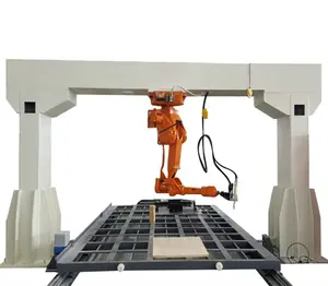 China price IPG Raycus robot 3d arm fiber laser cutting machine for metal